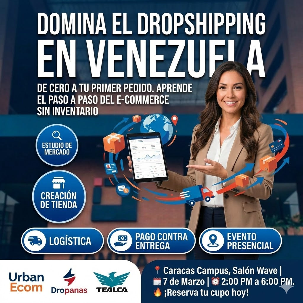 Taller Domina el dropshipping en Venezuela